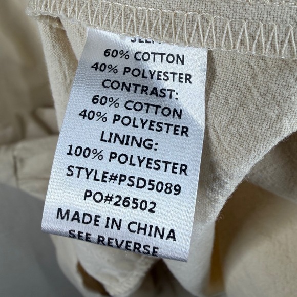 New Polagram Crochet Contrast‎ Midi Dress size Medium Cream - Picture 3 of 8